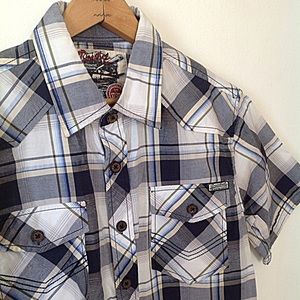 🔹Men's Plaid Button Down Short Sleeve🔹